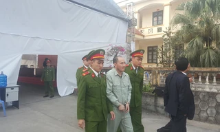 Bị cáo Hoàng Văn Tiến, kẻ cầm đầu đường dây buôn bán ma túy xuyên quốc gia.