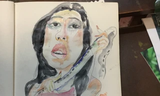 Tranh: Nguyễn Văn Hổ.