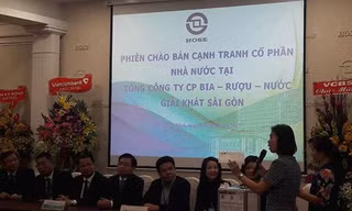 Phiên đấu giá cổ phần Sabeco diễn ra chiều 18/12.