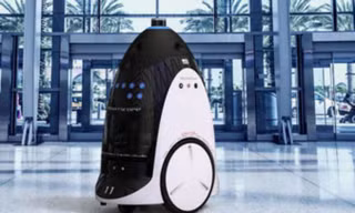 Robot bảo vệ.