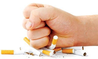 Bỏ thuốc lá cần một quyết tâm cao.