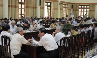 Khán phòng Hội thảo. Ảnh: Minh Tú