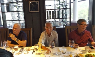 Ông Phạm Thanh (giữa) Lê Huy Côn (phải) và Đoàn Mạnh Giao.