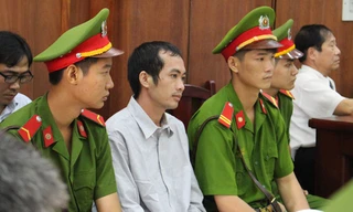 Bị cáo Nguyễn Thân Thảo Thành vẫn liên tục kêu oan tại phiên tòa phúc thẩm. Ảnh: Giang Thanh