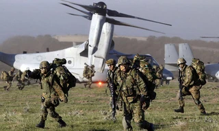 Một cuộc tập trận chung của binh sỹ Mỹ và Nhật Bản