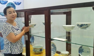 Cổ vật của nhà sưu tập Nguyễn Hữu Hoàng được trưng bày tại Festival Huế 2016.