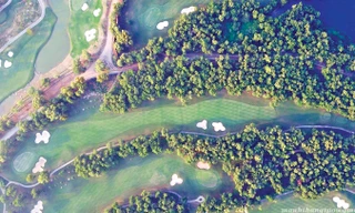 Sân golf tốt nhất Việt Nam 2017- Kings’ Island Golf Resort, nơi diễn ra giải golf Tiền Phong Championship 2017. Ảnh: Mạnh Thắng.