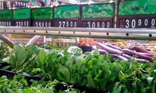 Siêu thị Big C, Lotte Mart đã ngưng bán và nhập hàng từ Công ty rau an toàn Ba Chữ.