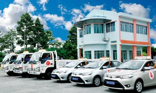 Trụ sở Trung tâm đào tạo và sát hạch xe Kiên Giang.