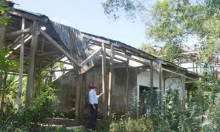 Những căn nhà thử nghiệm ở xã Phú Lợi, huyện Thanh Bình (Đồng Tháp)