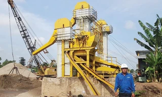 Biến cát san lấp thành cát xây dựng