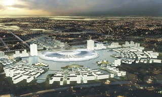 Thiết kế trung tâm Hội chợ triển lãm quốc gia. Ảnh: Vnexpress