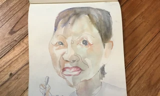 Tranh: Nguyễn Văn Hổ.