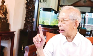 Ông Mười Hương tháng 4/2015.