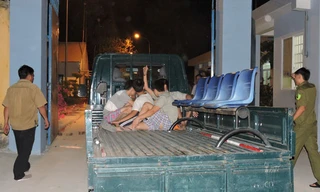 Một số học viên đã được đưa trở lại trung tâm. Ảnh: Người lao động