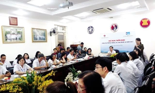 Toàn cảnh Hội nghị triển khai công tác PCTHCTL năm 2017 tại Bệnh viện Y học cổ truyền Trung ương.