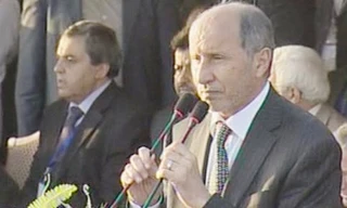 Ông Mustafa Abdul Jalil tuyên bố Libya tự do. Ảnh: BBC