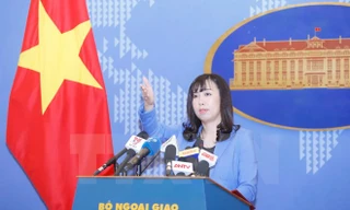 Người Phát ngôn Bộ Ngoại giao Lê Thị Thu Hằng. Ảnh: Doãn Tấn/TTXVN