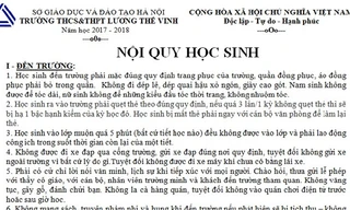 Trường ra nội quy nghiêm khắc: Có nên giáo dục học sinh bằng nỗi sợ hãi?
