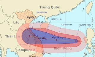Miền Trung lại chuẩn bị đón bão cấp 13