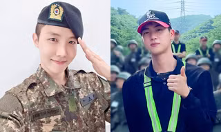 Anh cả Jin và j-hope BTS vừa có thêm thành tích mới khiến fan "phổng mũi"