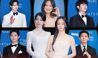 Thảm đỏ Baeksang 2025: Hyeri xinh như công chúa, IU tái hiện váy cưới trong phim