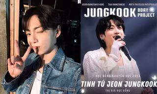 V-ARMY mở dự án học bổng đón sinh nhật Jung Kook BTS: "Bảng vàng" khiến ai cũng lóa mắt