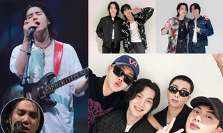 BTS tụ hội ở encore concert của SUGA, nam rapper khóc nức nở tại đêm cuối tour diễn