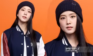 Jisoo tại show Tommy: Nhan sắc "cân trọn" Getty Images, giúp áo khoác "cháy hàng"