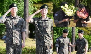 Hội em út BTS Jungkook và Jimin xuất ngũ, bẽn lẽn khoe má phính siêu yêu