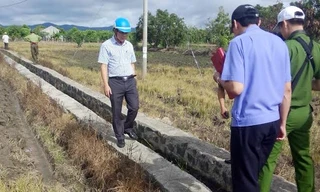Công an tỉnh Gia Lai kiểm kênh mương