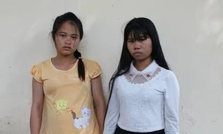 Đối tượng Cao Thị Thu và Cao Thị Lương.