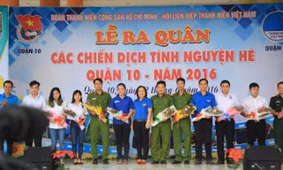 TPHCM ra quân các chiến dịch tình nguyện hè 2016