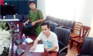 Nghi can Cường cầm đầu đường dây tại cơ quan điều tra. Ảnh Việt Văn