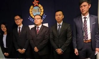 Cảnh sát Trung Quốc thông báo kết quả điều tra. Ảnh: SCMP