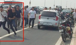 Công an Hà Nội cho rằng cảnh sát hình sự Đông Anh đã "gạt tay". Ảnh: MC.