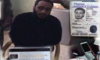 Người bi bắt mang theo giấy tờ cho thấy anh ta là người Mỹ. Ảnh: Rudaw