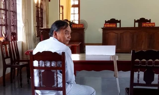 Ông Nguyễn Khắc Hiếu tại phiên tòa ngày 28/9.