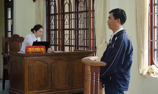 Bị cáo Nguyễn Đức Đạo tại phiên tòa.