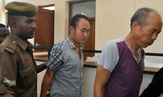 Hai bị cáo Xu Fujie và Huang Qin