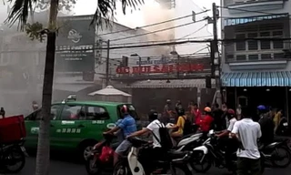 Hiện trường vụ cháy.