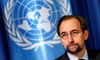 Cao ủy Liên Hợp Quốc về Nhân quyền Zeid Raad al-Hussein.