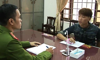 Công an lấy lời khai đối với “chủ mưu” Nguyễn Đắc T. 