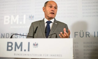 Bộ trưởng Nội vụ Áo Wolfgang Sobotka.