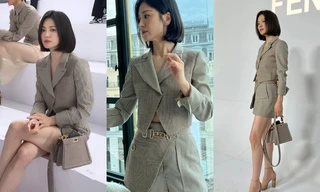 Chỉ cao 1m61, Song Hye Kyo vẫn nổi bật giữa dàn sao Tây nhờ áp dụng 4 cách "hack dáng" này