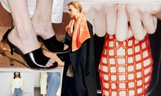 Những xu hướng giày dép nổi bật mùa Xuân Hè: Giày lưới jelly cực lạ mắt