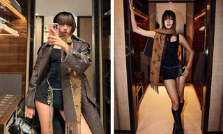 Gợi ý phối đồ da cực ngầu từ "nữ thần thời trang" Dua Lipa, Lisa BLACKPINK