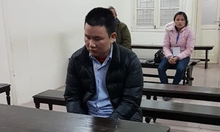 Phạm Thế Loát tại tòa án Hà Nội.