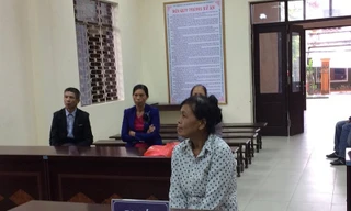 Bị cáo Đào Thị Lương tại tòa.