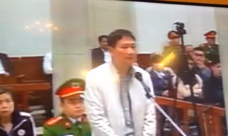 Bị cáo Trịnh Xuân Thanh.